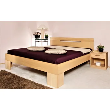 Postel Dřevočal Masivní buková postel Andrea Rozměry: 200 x 180 x 50