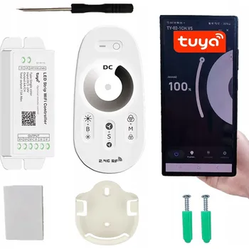 LED páska Stmívač pro LED COB MONO Pásky Dálkový Ovladač RF WIFI TUYA APLIKACE