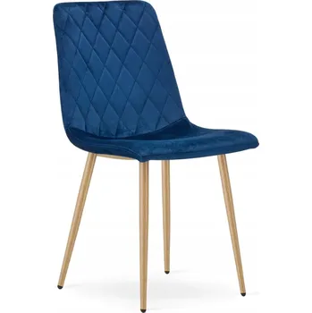 Jídelní židle Židle Oskar modrý velur 1 ks