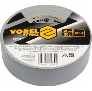 TEXTILNÍ PÁSKA "DUCT" 38 MM X 50 M VOREL