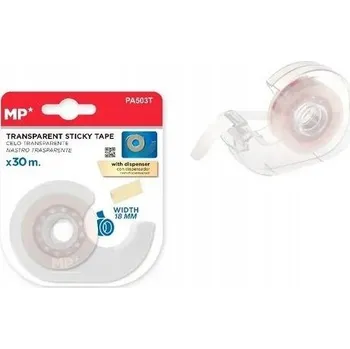 PRŮHLEDNÁ KANCELÁŘSKÁ PÁSKA S ODRÁŽEDLEM 19 MM