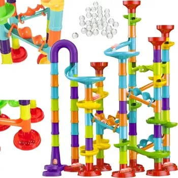 Kuličková dráha Kuličková kreativní dráha 113 prvků + 30 kuliček