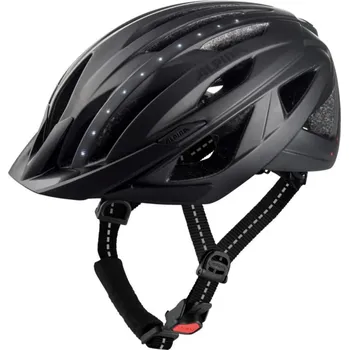 Cyklistická přilba Helma ALPINA Haga LED Black Matt, 55-59 cm