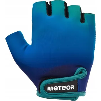 Cyklistické rukavice METEOR Cyklistické rukavice pro děti krátké Na Suchý Zip Fluid