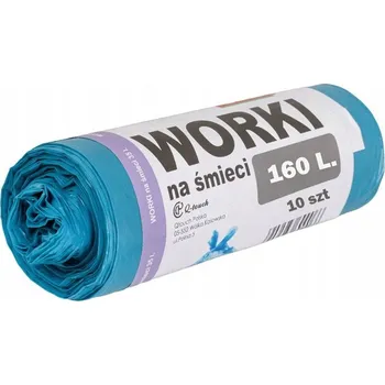 Pytle na odpadky PYTLE NA ODPADKY LDPE SILNÉ ODOLNÉ 160L MODRÉ 10 Ks