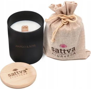 Svíčka Sójová vonná svíčka Mango & Rose Sattva 1 ks