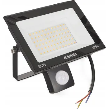 LED reflektor 50W s pohybovým senzorem, neutrální bílá