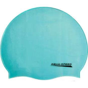 Čepice Plavecká čepice pro dospělé Silikonová Aqua Speed modrá