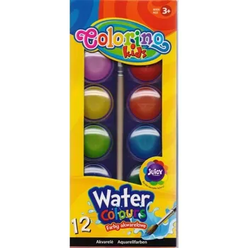 Vodová barva Akvarelové barvy Colorino 12 ks x 28 ml