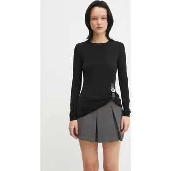 Pánské tričko Tričko s dlouhým rukávem Coperni Suspended, 38, černá, 99X