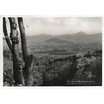 Stará Pohlednice A16, Výhled do středohoří, rok 1934