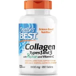 Doctor's Best Kolagen Typ I & III s peptanem a vitamínem C 1000 mg 180 tbl.