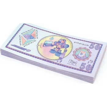 Herní bankovky 50 Ethereum – 100 ks