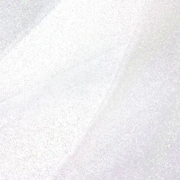 Party dekorace Party tylová třpytivá dekorace bílá 30x900 cm