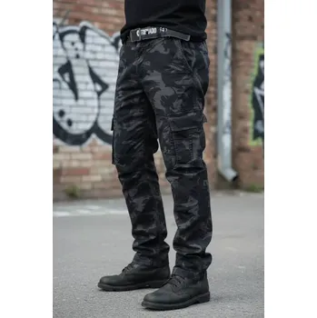 Pánské kalhoty Letní pánské maskáčové kalhoty LOSHAN : šedo modrá