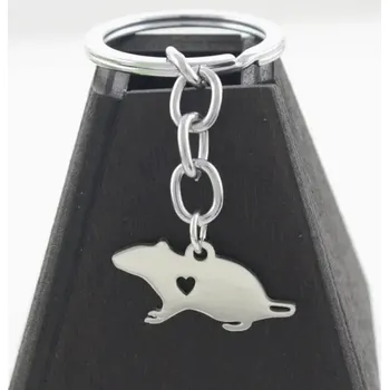 Přívěsek na klíče s myškou