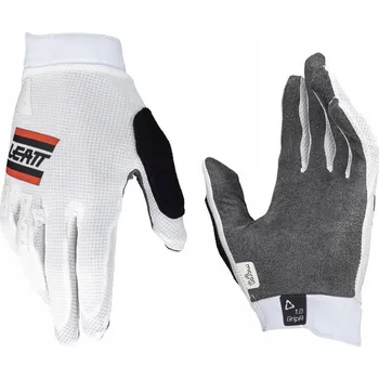 Cyklistické rukavice Cyklistické rukavice Leatt MTB 1.0 GripR BÍLÉ vel XL