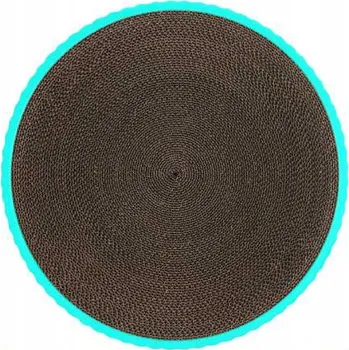 Velké Škrabadlo pro kočky 40 cm – Silný Karton, Vyměnitelná Náplň, Antistresové