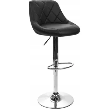 Barová židle Barová Židle Englass černý 105 cm, tkanina