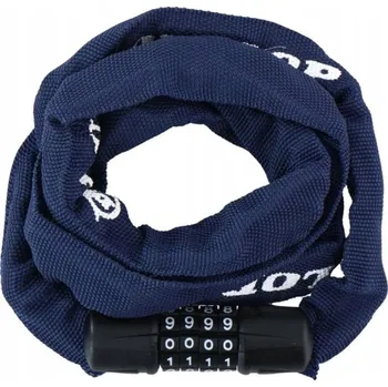 Zámek na kolo ZÁMEK NA KOLO DUNLOP ŘETĚZ S KÓDEM DÉLKA 120 CM