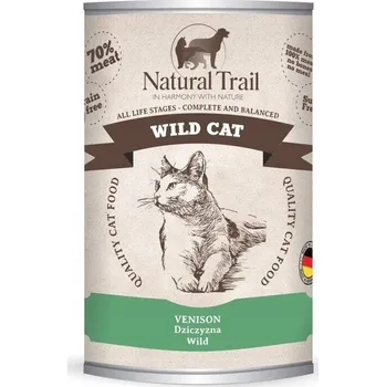 Krmivo pro kočku Natural Trail Wild Cat Mokré krmivo pro kočky Zvěřina 400 g