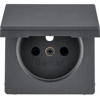 Elektrická zásuvka Elektrická Zásuvka nástěnná Berker šedá
