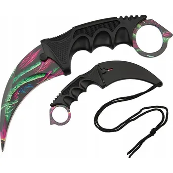 Kuchyňský nůž SKUTEČNÝ NŮŽ KARAMBIT CS:GO NECK KNIFE COUNTER STRIKE