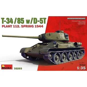 Plastikový model T-34-85 w/D-5T Plant 112, Spring 1944 - MiniArt 35293