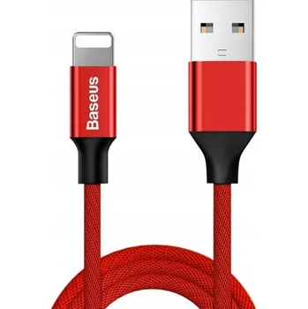 Nabíjecí a datový kabel USB, Lightning, 180 cm, 2000 mA, s ochranou proti zlomení