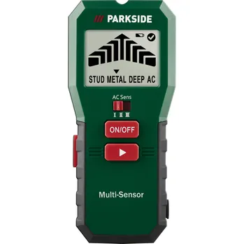 Bezpečnostní detektor PARKSIDE® Multifunkční detektor PMFD A3 / Měřič vlhkosti PFMG A3 (multifunkční detektor)