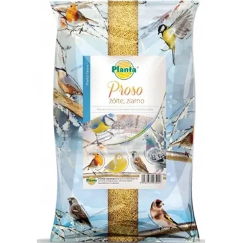 Krmivo pro ptáka Krmivo pro ptáky Proso Žluté - 1 kg - Planta - energetické zrno s vitamíny