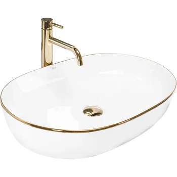 REA UMYVADLO CLEO 61 GOLD EDGE - NA DESKU