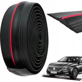 Těsnění do okna a dveří GARÁŽOVÉ TĚSNĚNÍ PRAHU BRÁNY 12,5MM X 88MM X 300CM, SILNÁ GUMA