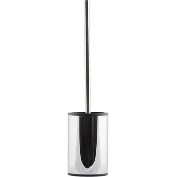 WC štětka EBS Urban Round WC štětka válcová na postavení chrom / černý kartáč (UR373CR)