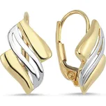 Lillian Vassago Zdobené patentové zlaté náušnice LLV46-GER053