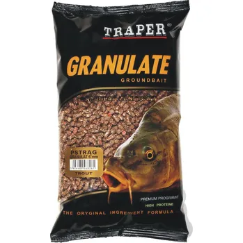 Návnadová surovina Traper Vnadící granule 5mm - 1kg Příchuť: Úhoř