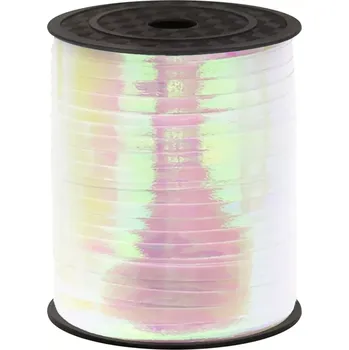 Stuha Plastová opalizující stuha na balonky 458 m