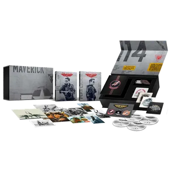 Top Gun Kolekce (2x Steelbook, 2x 4k Ultra HD Blu-ray + 2x Blu-ray + Dárkové předměty - Top Gun + Top Gun Maverick) (Top Gun + Top Gun: Maverick, limitovaná 4k Steelbook kolekce)