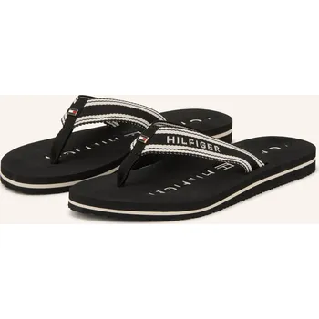 Dámské mokasíny Tommy Hilfiger Meziprstní Vložka, černá / režná