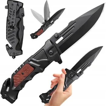 Kuchyňský nůž NŮŽ 3V1 VYBAVENÍ AUTA VYRÁŽEČ SKEL EDC