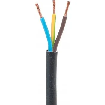 elektrický kabel Elektrický kabel lanko OMY 3x0,75 25 m černý