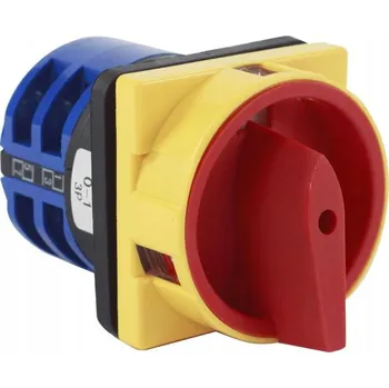 vypínač Vačkový přepínač 0-1 25A 3P pro montáž na panel, uzamykatelný, IP65 / LW25 0-1 3P TRG