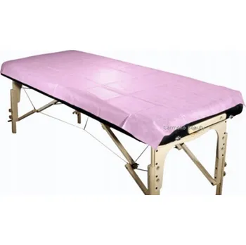 Prostěradlo Prostěradlo na jedno použití Podložka z netkané textilie, růžová, velké, 160x210 cm, 10 kusů