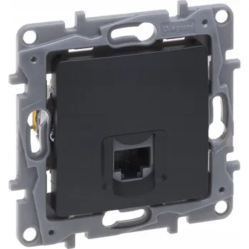 Elektrická zásuvka Internetová zásuvka nástěnná Legrand šedá