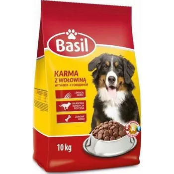 Krmivo pro psa Suché Krmivo pro psy s Basil a hovězím masem 10 kg
