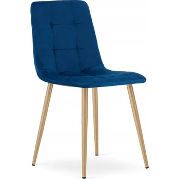 Jídelní židle ŽIDLE DO OBÝVACÍHO POKOJE JÍDELNY KUCHYNĚ KARA granátová samet nohy barva dřeva 1 ks