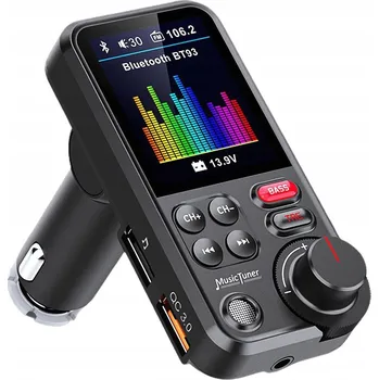 IP kamera FM Transmitér Verk 10139, Bluetooth BT93, 5.0, QC3.0