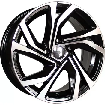 Alu kolo Alu kola Racing Line B5762, 16x6.5 5x108 ET45, černá + leštění vhodné pro Ford Puma (od 2019)