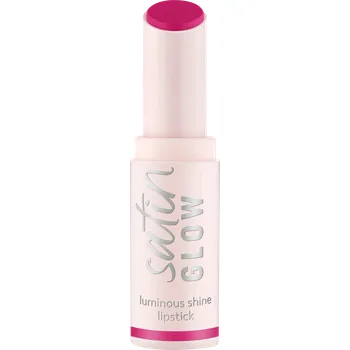 Přípravek na rty essence lesklá rtěnka satin GLOW 08 Fuchsionista