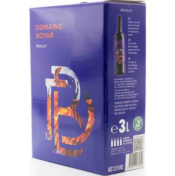 Víno Domaine Boyar Graffity Merlot Bag in Box 3l 2022